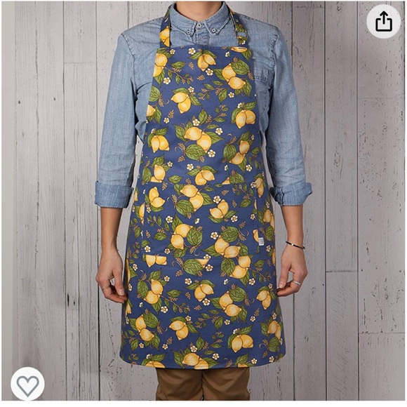 Classic Apron- Lemon Print - Picture 4 of 12